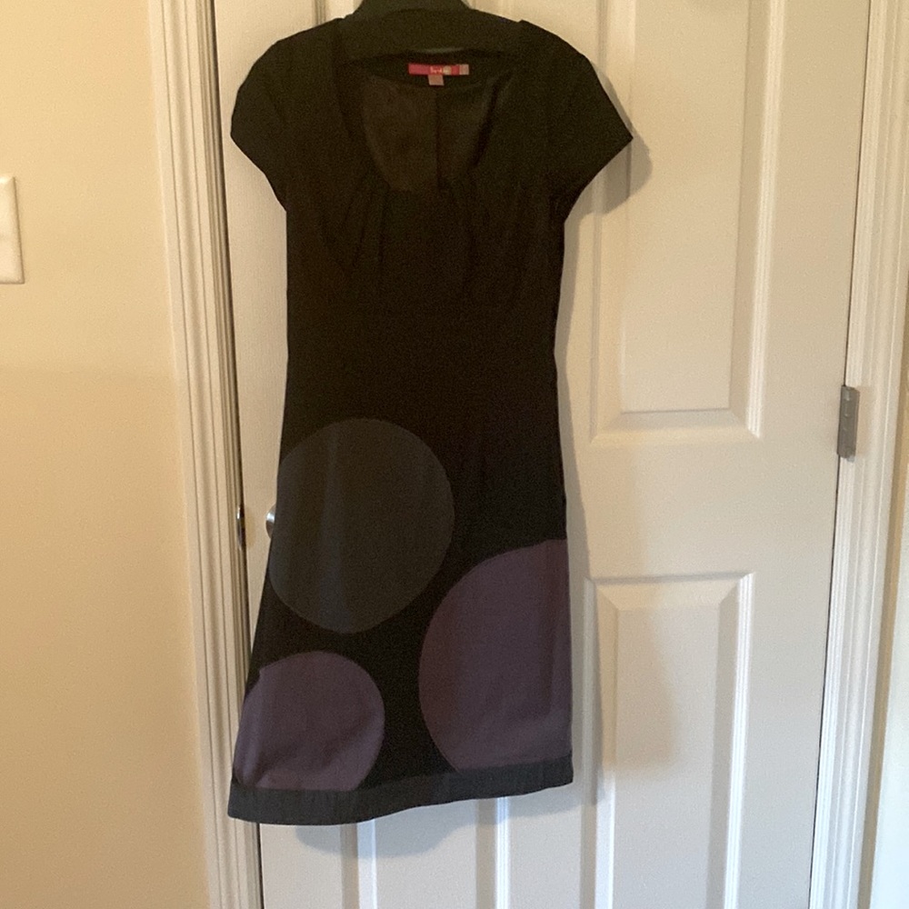 BODEN Women’s Cap-Sleeve Black Dress
